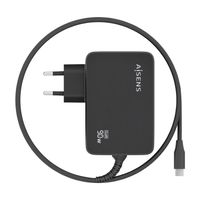 Miniatura 4 de AISENS ASCH 1PD90WL034 BK cargador de dispositivo m  vil Universal Negro Corriente alterna Interior