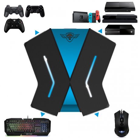 Spirit of Gamer Hub Crossgame negro y azul - Imagen 5 de 5 Spirit of Gamer Hub Crossgame negro y azul - Imagen 5 de 5