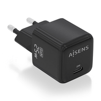 Miniatura 1 de CARGADOR AISENS GAN 25W 1XUSB-C PD3.0 QC4.0 NEGRO