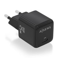 Miniatura 2 de CARGADOR AISENS GAN 25W 1XUSB-C PD3.0 QC4.0 NEGRO