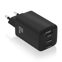 Miniatura 2 de CARGADOR AISENS GAN 65W 2XUSB-C PD3.0 QC4.0 1XUSB-A QC3.0 NEGRO