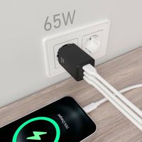 Miniatura 5 de CARGADOR AISENS GAN 65W 2XUSB-C PD3.0 QC4.0 1XUSB-A QC3.0 NEGRO