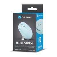 Miniatura 7 de RATON NATEC STORK OPTICO INALAMBRICO 1600 DPI AZUL