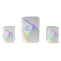 Miniatura 1 de ALTAVOCES 2.1 MARS GAMING RGB DINAMICO 35W 3D SURROUND BLANCOS CONTROL DE VOLUMEN ALIM. USB JACK 3.5