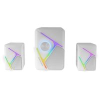 Miniatura 2 de ALTAVOCES 2.1 MARS GAMING RGB DINAMICO 35W 3D SURROUND BLANCOS CONTROL DE VOLUMEN ALIM. USB JACK 3.5