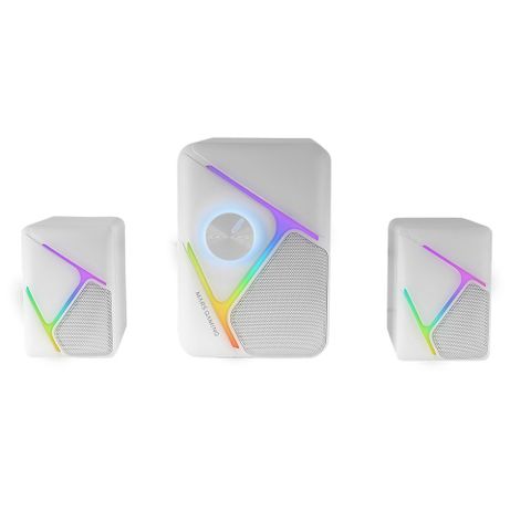 ALTAVOCES 2.1 MARS GAMING RGB DINAMICO 35W 3D SURROUND BLANCOS CONTROL DE VOLUMEN ALIM. USB JACK 3.5 - Imagen 2 de 3 ALTAVOCES 2.1 MARS GAMING RGB DINAMICO 35W 3D SURROUND BLANCOS CONTROL DE VOLUMEN ALIM. USB JACK 3.5 - Imagen 2 de 3