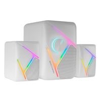 Miniatura 3 de ALTAVOCES 2.1 MARS GAMING RGB DINAMICO 35W 3D SURROUND BLANCOS CONTROL DE VOLUMEN ALIM. USB JACK 3.5
