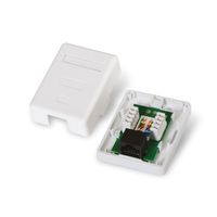 Miniatura 5 de Aisens Roseta De Superficie Rj45 Cat.6 Utp 1 Toma Blanco
