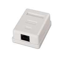 Miniatura 1 de ROSETA DE SUPERFICIE AISENS RJ45 CAT5E UTP 1XTOMA BLANCO A138-0296