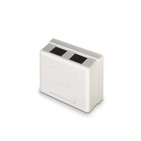 Miniatura 4 de ROSETA DE SUPERFICIE AISENS RJ45 CAT6 UTP 2XTOMAS BLANCO A139-0302
