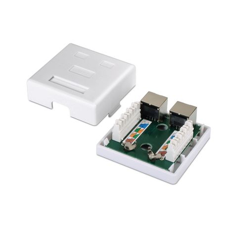 Aisens Roseta De Superficie Rj45 Cat.6 Ftp 2 Tomas Blanco - Imagen 3 de 4 Aisens Roseta De Superficie Rj45 Cat.6 Ftp 2 Tomas Blanco - Imagen 3 de 4