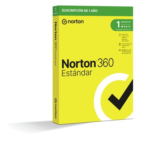NORTON 360 STANDARD 10GB ES 1 USER 1 DEVICE 12MO BOX - Imagen 3 de 3 NORTON 360 STANDARD 10GB ES 1 USER 1 DEVICE 12MO BOX - Imagen 3 de 3