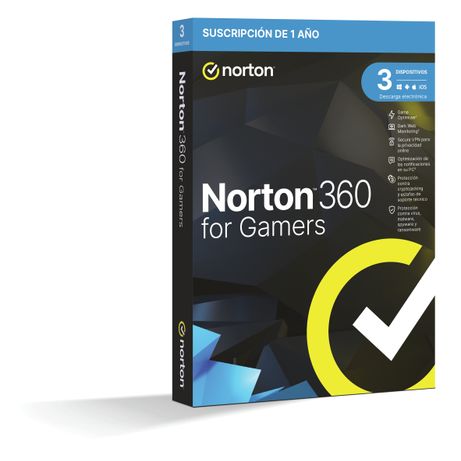 ANTIIVRUS NORTON 360 FOR GAMERS 50GB ES 1 USER 3 DEVICE 12MO BOX - Imagen 3 de 3 ANTIIVRUS NORTON 360 FOR GAMERS 50GB ES 1 USER 3 DEVICE 12MO BOX - Imagen 3 de 3