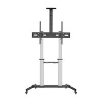 Miniatura 3 de SOPORTE SUELO AISENS RUEDAS BANDEJA DVD CAMARA MONITOR/TV 100KG 60-100