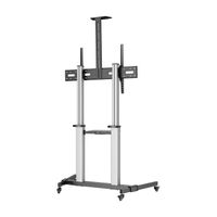 Miniatura 4 de SOPORTE SUELO AISENS RUEDAS BANDEJA DVD CAMARA MONITOR/TV 100KG 60-100