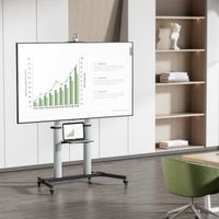 Miniatura 5 de SOPORTE SUELO AISENS RUEDAS BANDEJA DVD CAMARA MONITOR/TV 100KG 60-100