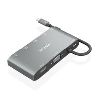 Miniatura 4 de USB-C DOCK AISENS 8 EN 1 HDMI VGA RJ45 2XUSB-A 2XUSB-C 5G USB-C PD