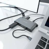 Miniatura 7 de USB-C DOCK AISENS 8 EN 1 HDMI VGA RJ45 2XUSB-A 2XUSB-C 5G USB-C PD