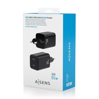Miniatura 7 de CARGADOR AISENS GAN 65W 2XUSB-C PD3.0 QC4.0 NEGRO