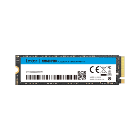 DISCO DURO SSD 1TB Lexar® NM610PRO M.2 2280 PCle Gen3x4 NVMe - Imagen 1 de 5 DISCO DURO SSD 1TB Lexar® NM610PRO M.2 2280 PCle Gen3x4 NVMe - Imagen 1 de 5