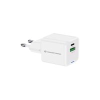 Miniatura 2 de CARGADOR DE PARED CONCEPTRONIC USB-C x1 USB-Ax1 QUICKCHARGE 3.0 GaN PPS 20W COLOR BLANCO
