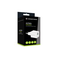 Miniatura 4 de CARGADOR DE PARED CONCEPTRONIC USB-C x1 USB-Ax1 QUICKCHARGE 3.0 GaN PPS 20W COLOR BLANCO