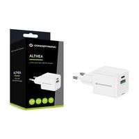 Miniatura 5 de CARGADOR DE PARED CONCEPTRONIC USB-C x1 USB-Ax1 QUICKCHARGE 3.0 GaN PPS 20W COLOR BLANCO