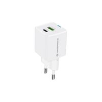 Miniatura 3 de CARGADOR DE PARED CONCEPTRONIC USB-C x1 USB-Ax1 QUICKCHARGE 3.0 GaN PPS 33W INCLUYE CABLE 3-1 BLANCO