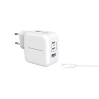 Miniatura 2 de CARGADOR DE PARED CONCEPTRONIC USB-C x2 USB-Ax1 QUICKCHARGE 3.0 PPS 67W  INCLUYE CABLE COLOR BLANCO
