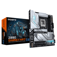 Miniatura 1 de GIGABYTE Intel  Placa base Z890 GAMING X WIFI7 - Compatible con procesadores Intel Core Ultra (Serie 2), 16+1+2 fases VRM, hasta 8800MHz DDR5 (OC), 1x