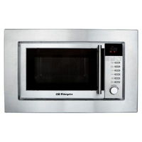 Miniatura 1 de HORNO MICROONDAS INTEGRABLE ORBEGOZO MIG 2025 INOX 20 LITROS CON GRILL INOX