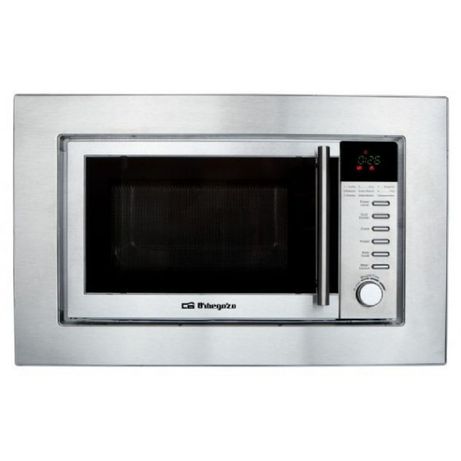 HORNO MICROONDAS INTEGRABLE ORBEGOZO MIG 2025 INOX 20 LITROS CON GRILL INOX - Imagen 2 de 2 HORNO MICROONDAS INTEGRABLE ORBEGOZO MIG 2025 INOX 20 LITROS CON GRILL INOX - Imagen 2 de 2