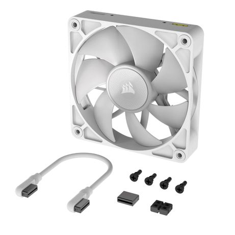 VENTILADOR CAJA CORSAIR RX RGB SERIES iCUE LINK RX120 RGB BLANCO SINGLE PACK CO-9051021-WW - Imagen 4 de 4 VENTILADOR CAJA CORSAIR RX RGB SERIES iCUE LINK RX120 RGB BLANCO SINGLE PACK CO-9051021-WW - Imagen 4 de 4