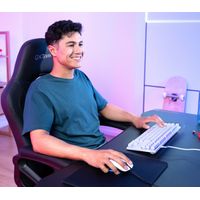 Miniatura 6 de TECLADO TRUST GAMING GXT833W THADO METALICO COMPACTO BLANCO ILUMINACION LED MULTIMEDIA USB 24739*