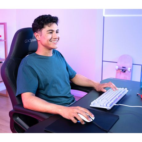 TECLADO TRUST GAMING GXT833W THADO METALICO COMPACTO BLANCO ILUMINACION LED MULTIMEDIA USB 24739* - Imagen 6 de 10 TECLADO TRUST GAMING GXT833W THADO METALICO COMPACTO BLANCO ILUMINACION LED MULTIMEDIA USB 24739* - Imagen 6 de 10