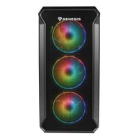 Miniatura 4 de CAJA GAMING GENESIS IRID 503 ARGB MATX MINITORRE 1XUSB3.0 2XUSB2.0 SIN FUENTE