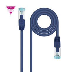 LATIGUILLO/CABLE RED NANO CABLE CAT.7 RJ45 LSZH SFTP PIMF AWG26 2M AZUL