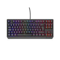 Miniatura 1 de TECLADO GAMING GENESIS THOR230 TKL RGB MECANICO NEGRO SWITCH OUTEMUROJO HOT SWAP