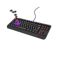 Miniatura 3 de TECLADO GAMING GENESIS THOR230 TKL RGB MECANICO NEGRO SWITCH OUTEMUROJO HOT SWAP