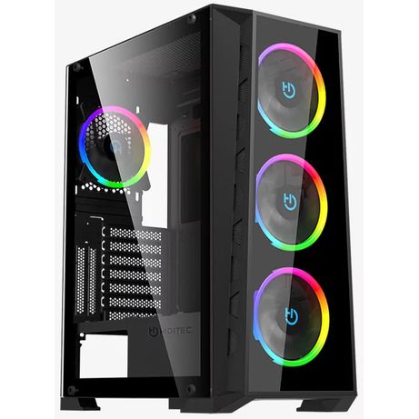 HIDITEC MH12 GLASS RGB Negro - Imagen 2 de 6 HIDITEC MH12 GLASS RGB Negro - Imagen 2 de 6