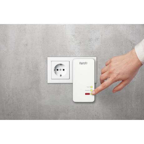 AVM FRITZ!Powerline 1260E WLAN Set International, Pareja de adaptadores PLC hasta 1200 Mbps, Base Wi-Fi AC+N - Imagen 6 de 6 AVM FRITZ!Powerline 1260E WLAN Set International, Pareja de adaptadores PLC hasta 1200 Mbps, Base Wi-Fi AC+N - Imagen 6 de 6