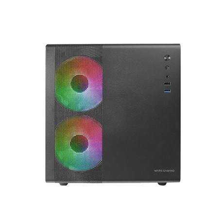 CAJA MICROATX CUBE GAMING MARS GAMING MC400 BLACK FRONTAL MESH DISE??O CUBE 3xVENTILADORES 120mm R - Imagen 1 de 3 CAJA MICROATX CUBE GAMING MARS GAMING MC400 BLACK FRONTAL MESH DISE??O CUBE 3xVENTILADORES 120mm R - Imagen 1 de 3