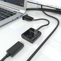 Miniatura 7 de AISENS Cable conversor SVGA Audio a HDMI  SVGA M Jack 3 5 H USB MicroB H HDMI A H  Negro  20cm