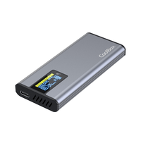 Miniatura 1 de Coolbox CAJA SSD M.2 NVME/SATA LCD MINICHASE PS32