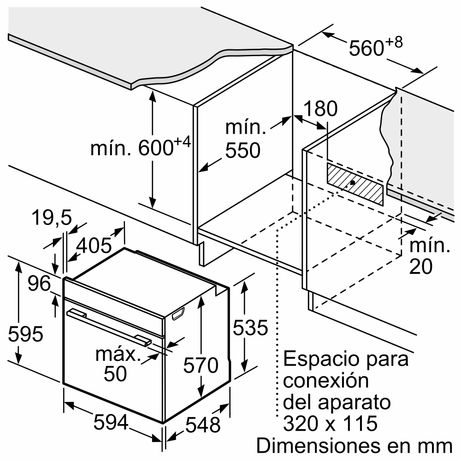 HORNO BOSCH HBA574ES3 PIROLITICO MULTIFUNCION INOX - Imagen 6 de 6 HORNO BOSCH HBA574ES3 PIROLITICO MULTIFUNCION INOX - Imagen 6 de 6