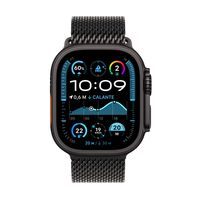 Miniatura 3 de Apple Watch Ultra 2 (2024), GPS + Cellular, 49 mm, Caja de Titanio Negro, Gesto doble toque, Correa Titanium Milanese Lo