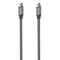 Miniatura 1 de AISENS Cable USB 3 2 Gen2x2 Aluminio 20Gbps 8K 30Hz 5A 100W E Mark  Tipo USB C M USB C M  Gris  3 0m
