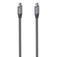 Miniatura 2 de AISENS Cable USB 3 2 Gen2x2 Aluminio 20Gbps 8K 30Hz 5A 100W E Mark  Tipo USB C M USB C M  Gris  3 0m