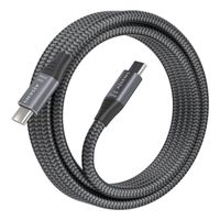 Miniatura 3 de AISENS Cable USB 3 2 Gen2x2 Aluminio 20Gbps 8K 30Hz 5A 100W E Mark  Tipo USB C M USB C M  Gris  3 0m