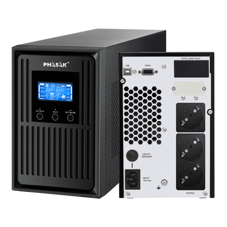 Phasak SAI Conqueror Pro Online 1000 VA PH 8010 - Imagen 1 de 9 Phasak SAI Conqueror Pro Online 1000 VA PH 8010 - Imagen 1 de 9